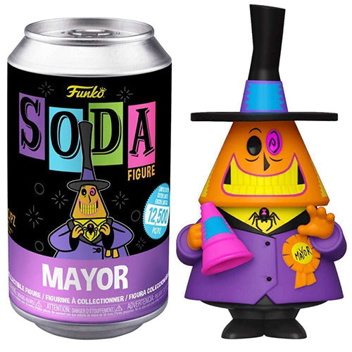Funko Soda Mayor (Black Light, Sealed) **Shot at Chase**