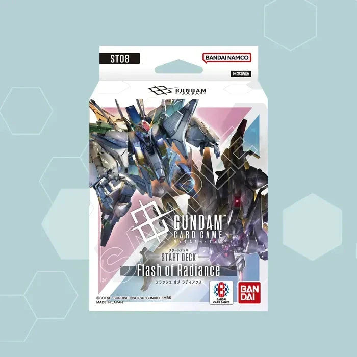 Gundam Card Game Starter Deck 08 Flash of Radiance - Front