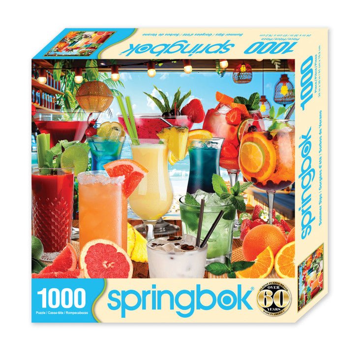 Summer Sips 1000 Piece Jigsaw Puzzle - Limited Release | Springbok Puzzles