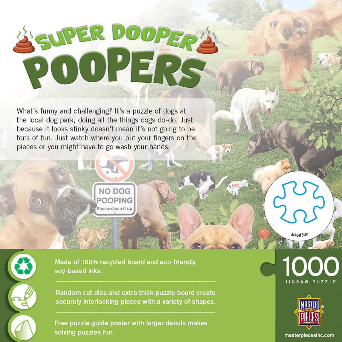 Super Dooper Poopers 1000 Piece Puzzle by Masterpieces Puzzles