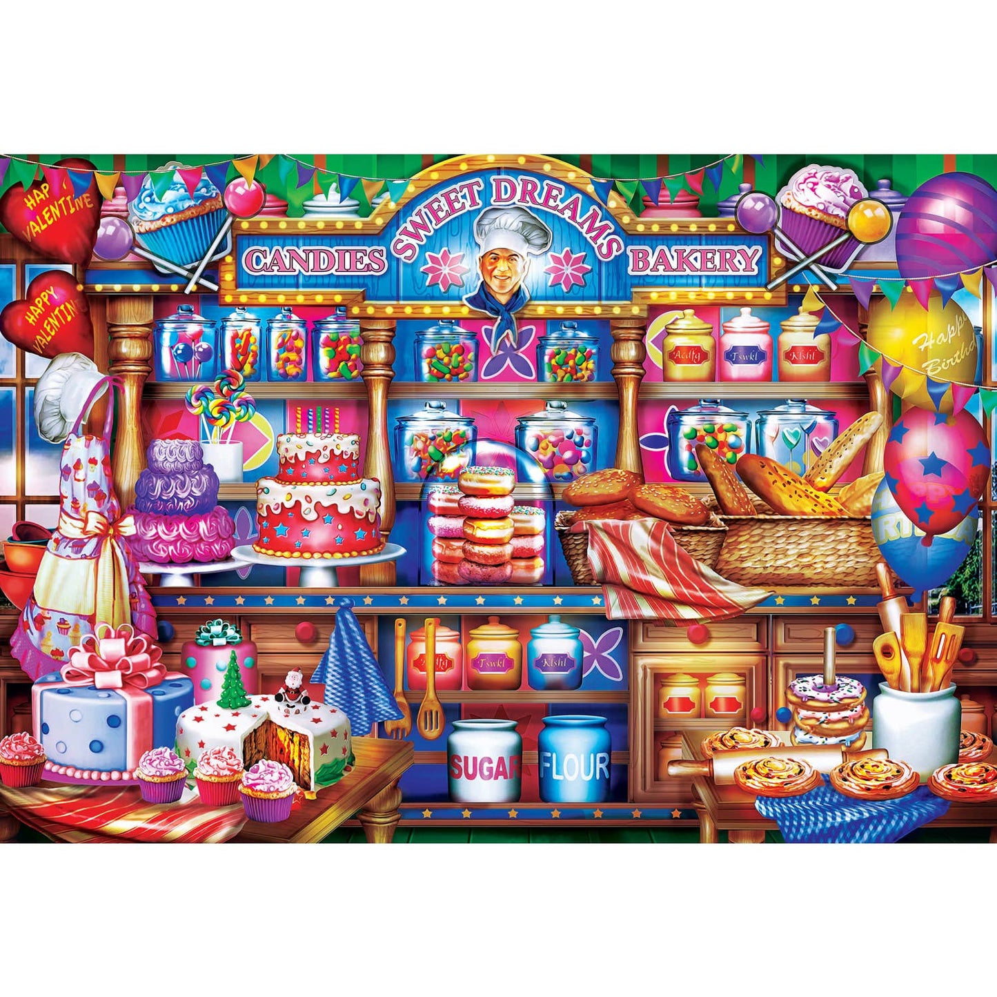 Sweet Dreams Bakery 1000 Piece Puzzle EZ Grip by Masterpieces