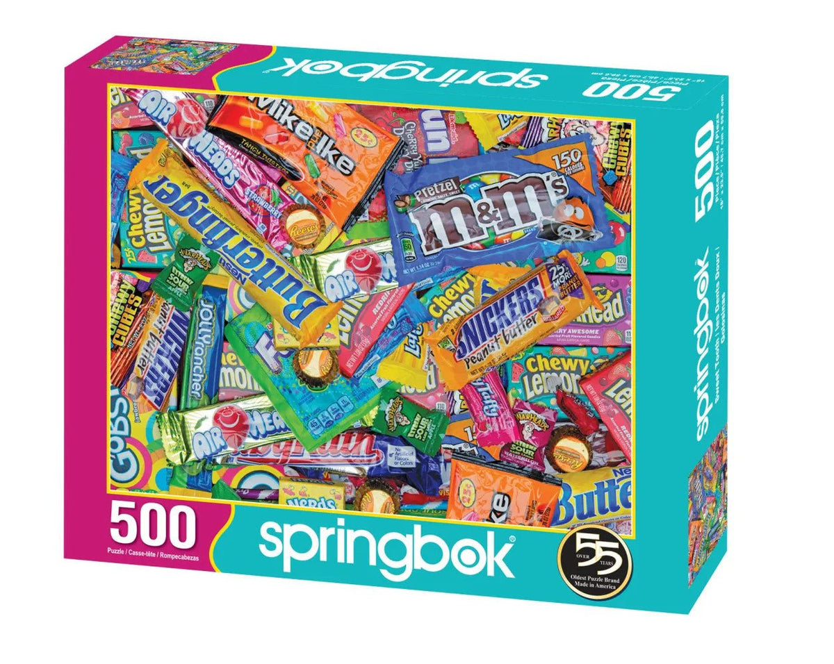 Sweet Tooth 500 Piece Jigsaw Puzzle by Springbok Puzzles - A Candy Lover's Delight