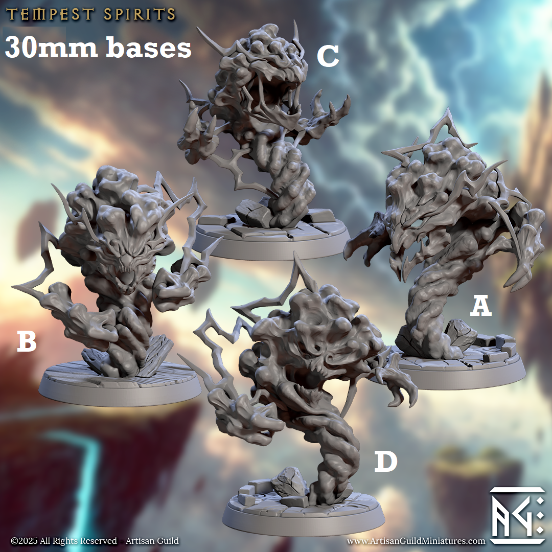 Tempest Spirits (Storm Elementals)