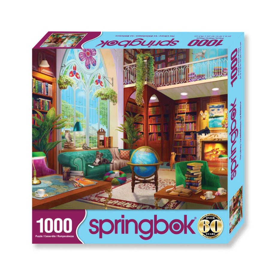 The Library 1000 Piece Jigsaw Puzzle by Springbok Puzzles