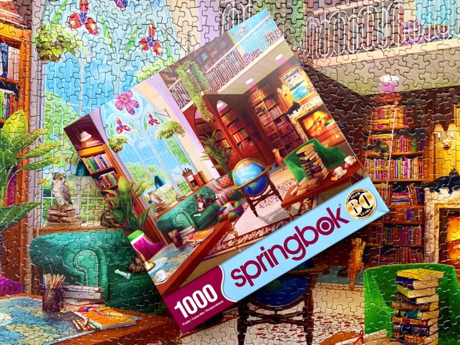 The Library 1000 Piece Jigsaw Puzzle by Springbok Puzzles