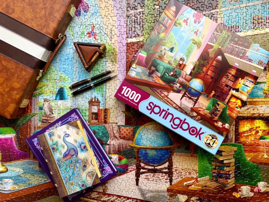 The Library 1000 Piece Jigsaw Puzzle by Springbok Puzzles