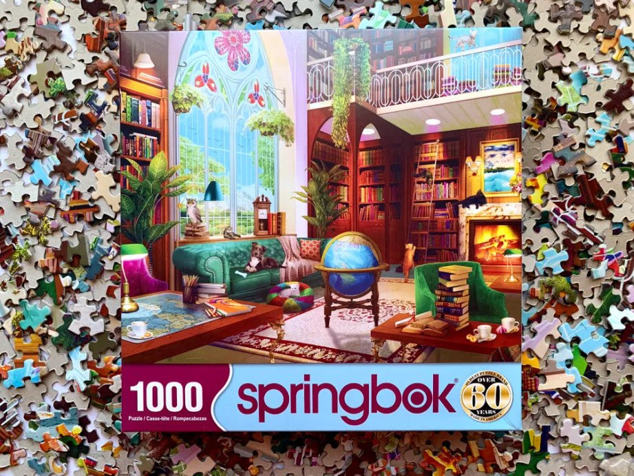 The Library 1000 Piece Jigsaw Puzzle by Springbok Puzzles