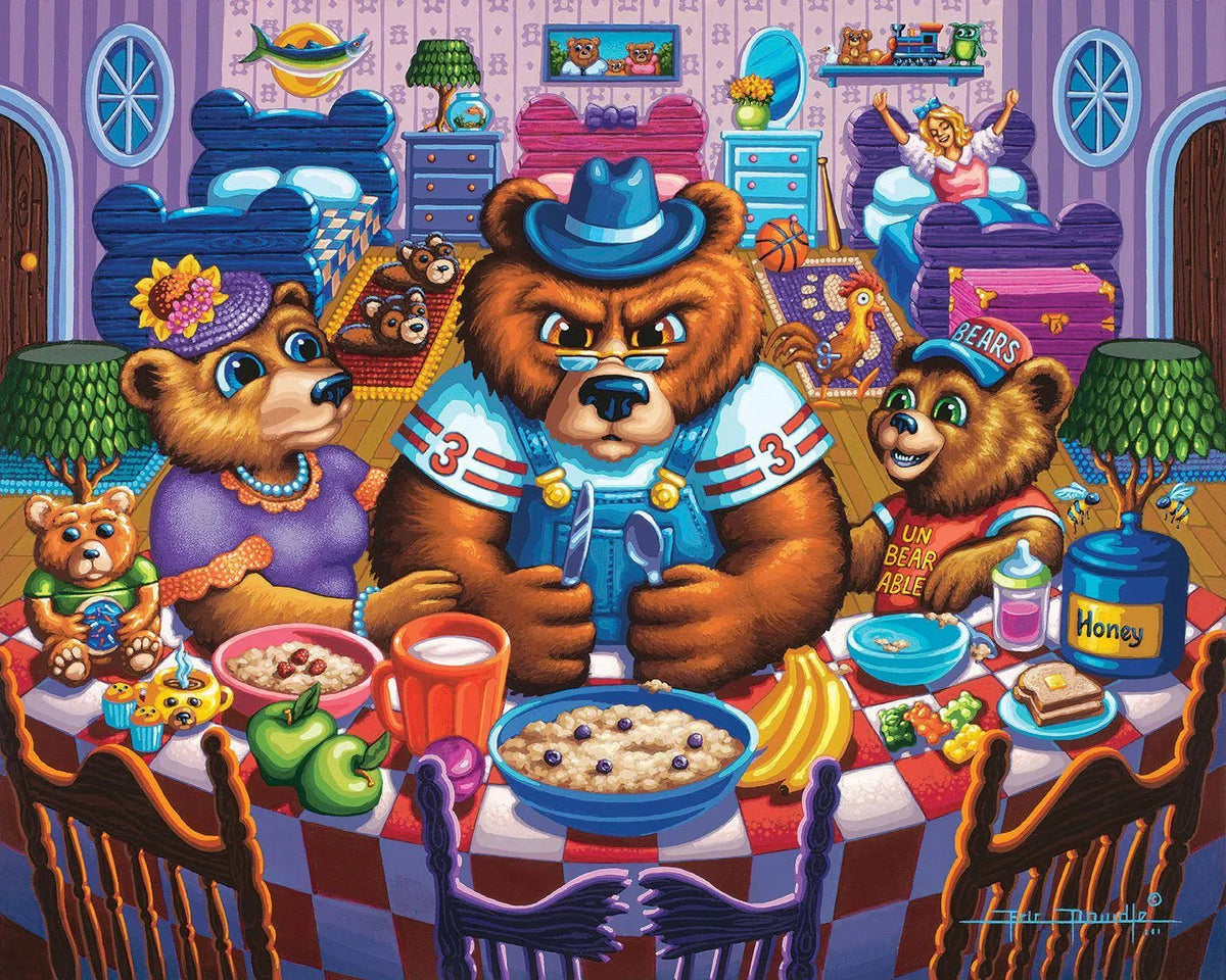 The Three Bears 500 Piece Jigsaw Puzzle by Dowdle