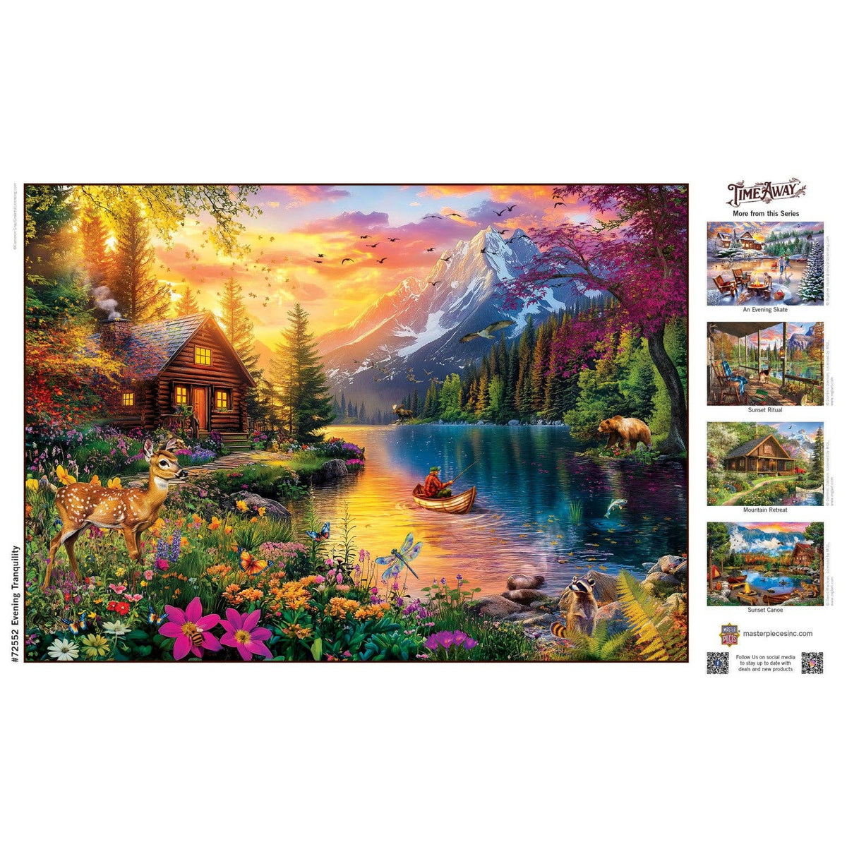 Time Away Evening Tranquility 1000 Piece Jigsaw Puzzle | Masterpieces Puzzles