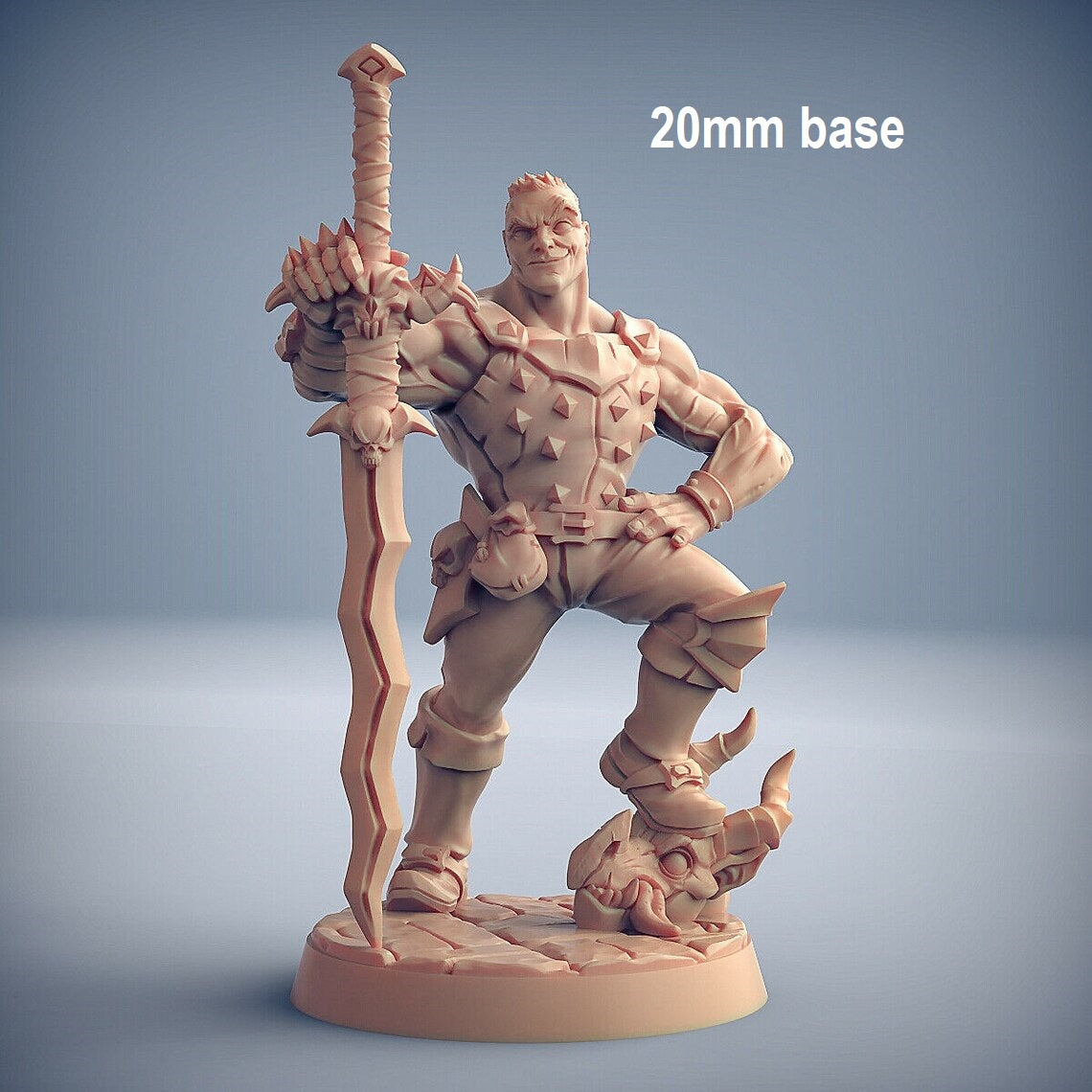 Tino Kobold-Bane (Male Human Barbarian)
