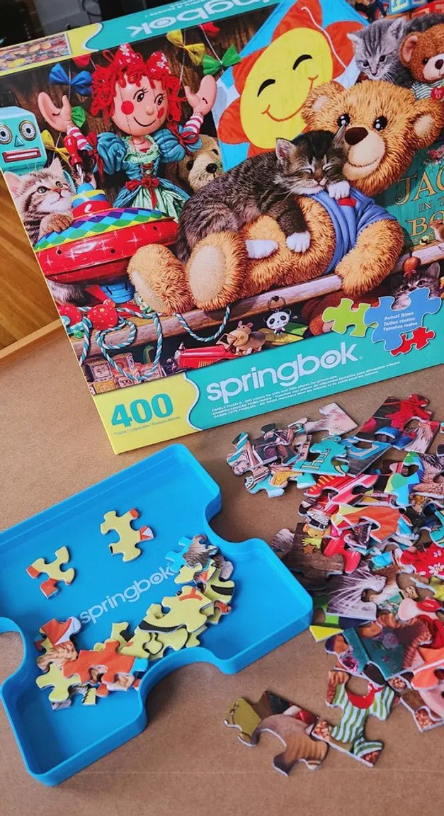 Toy Cupboard 400 Piece Jigsaw Puzzle by Springbok Puzzles