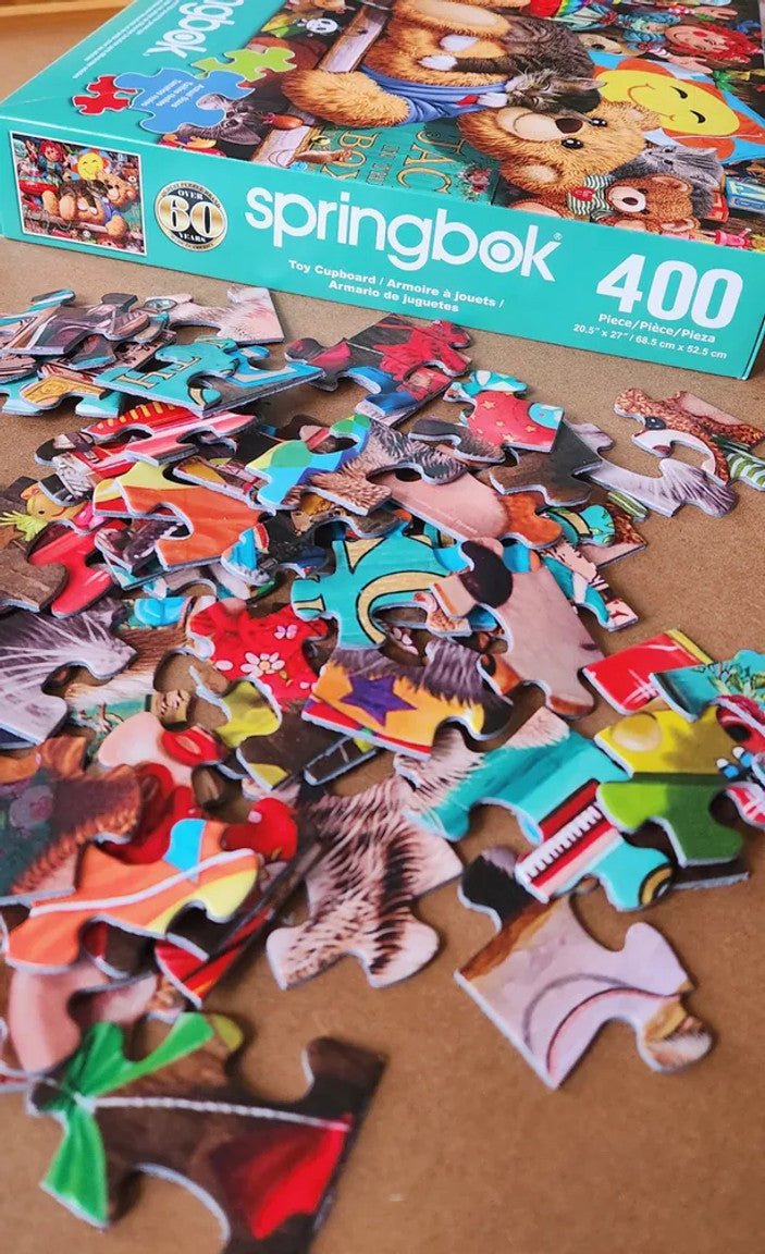 Toy Cupboard 400 Piece Jigsaw Puzzle by Springbok Puzzles