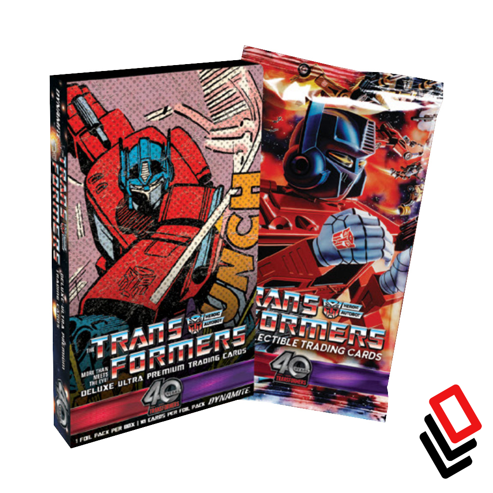 Transformers Collectible Trading Cards: 40th Anniversary Deluxe Ultra-Premium Mini-Box Foil-Pack