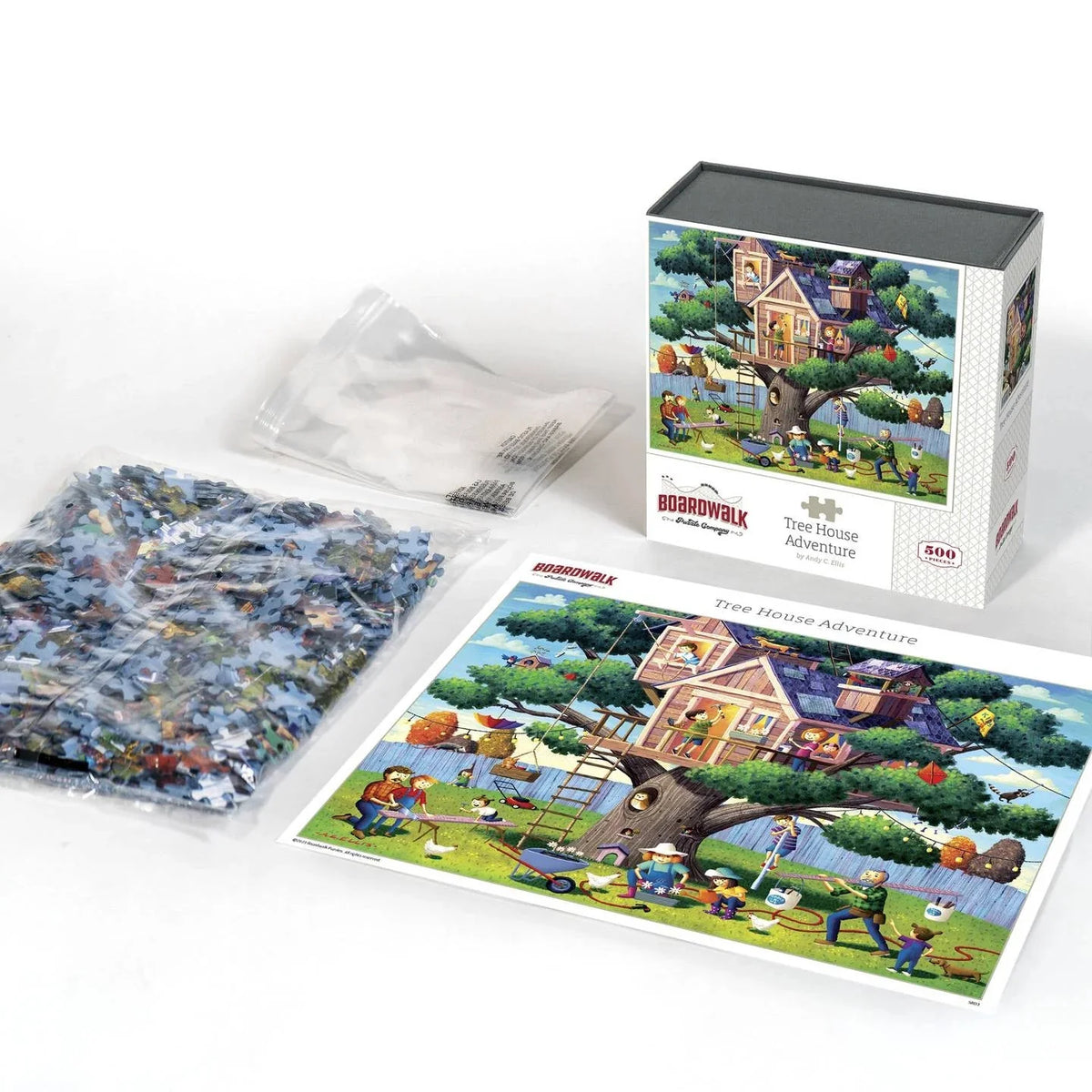 Tree House Adventure 500 Piece Jigsaw Puzzle by Boardwalk