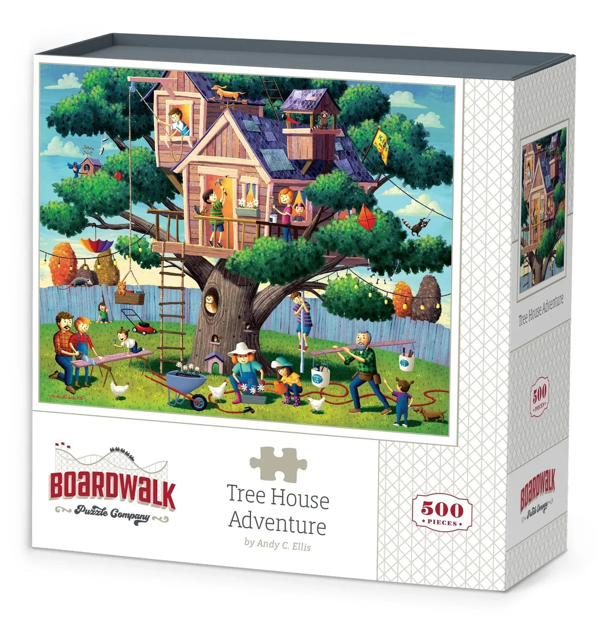 Tree House Adventure 500 Piece Jigsaw Puzzle by Boardwalk