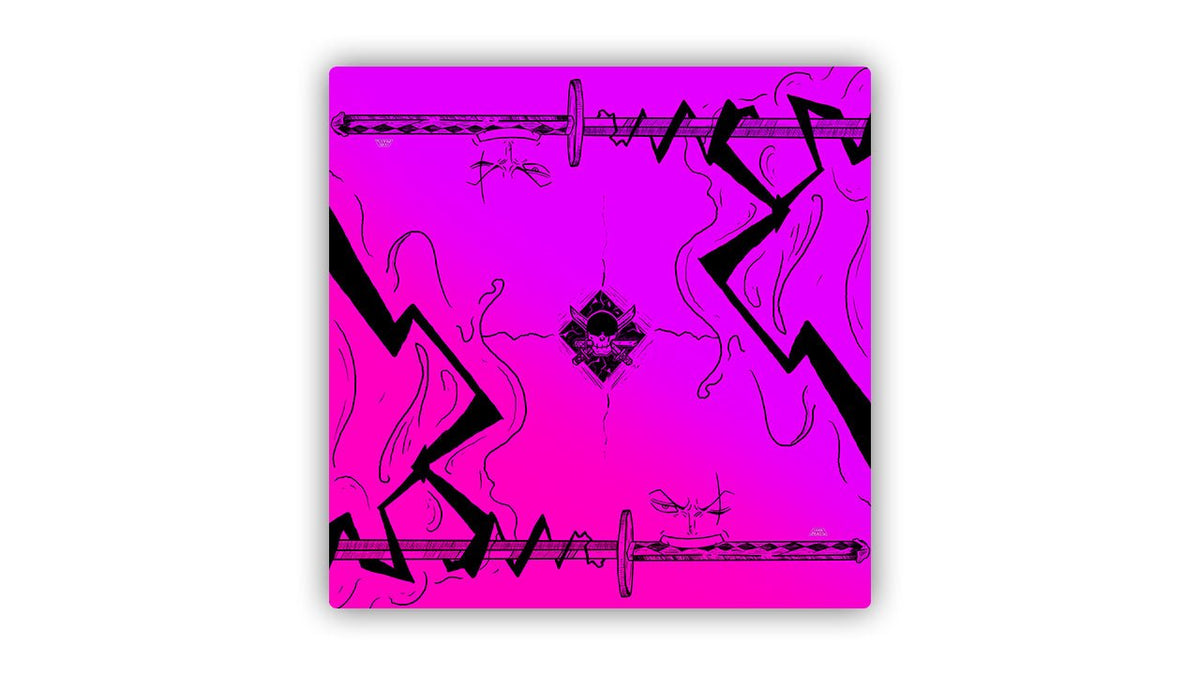 Triple-Blade Swordsman 2 Player Cloth Playmat
