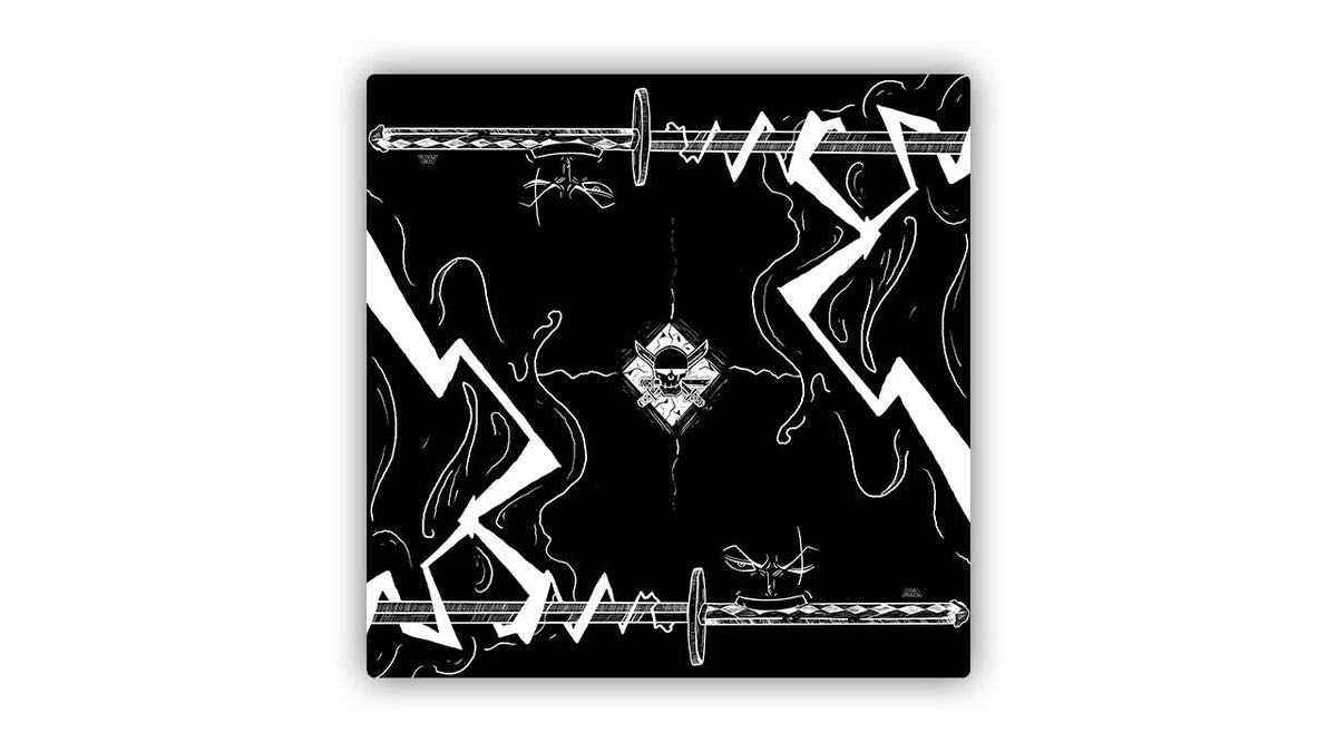 Triple-Blade Swordsman 2 Player Cloth Playmat