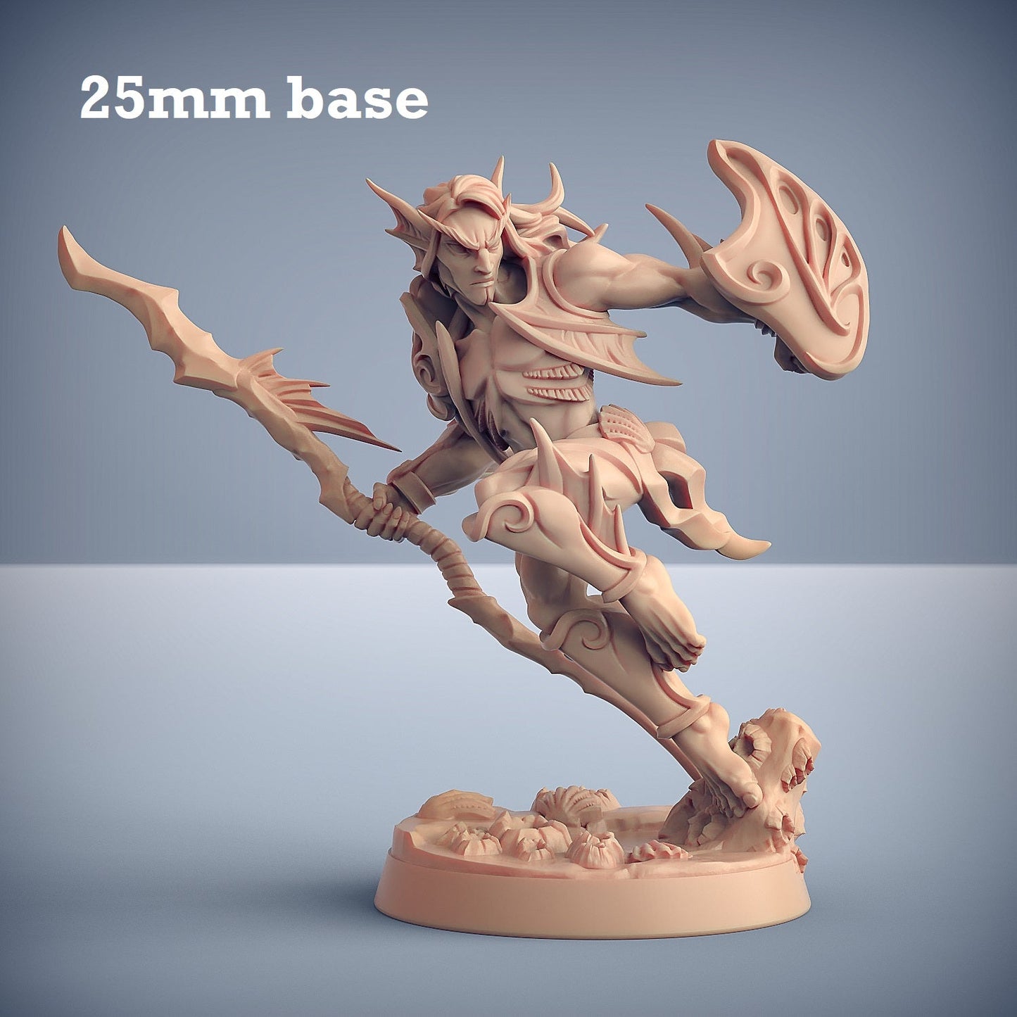 Triton Raider: Sculpt B (Male Merfolk Soldier)