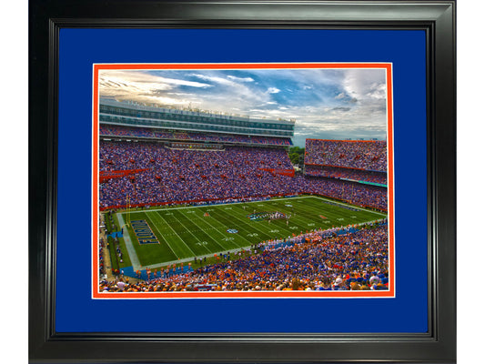 Framed Ben Hill Griffin Stadium (The Swamp) Florida Gators 11"x14" NCAA Football Photo Professionally Matted