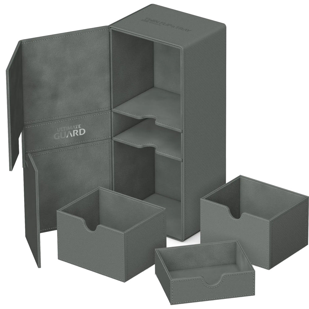 Ultimate Guard Twin Flip'n'Tray 266+ XenoSkin Grey