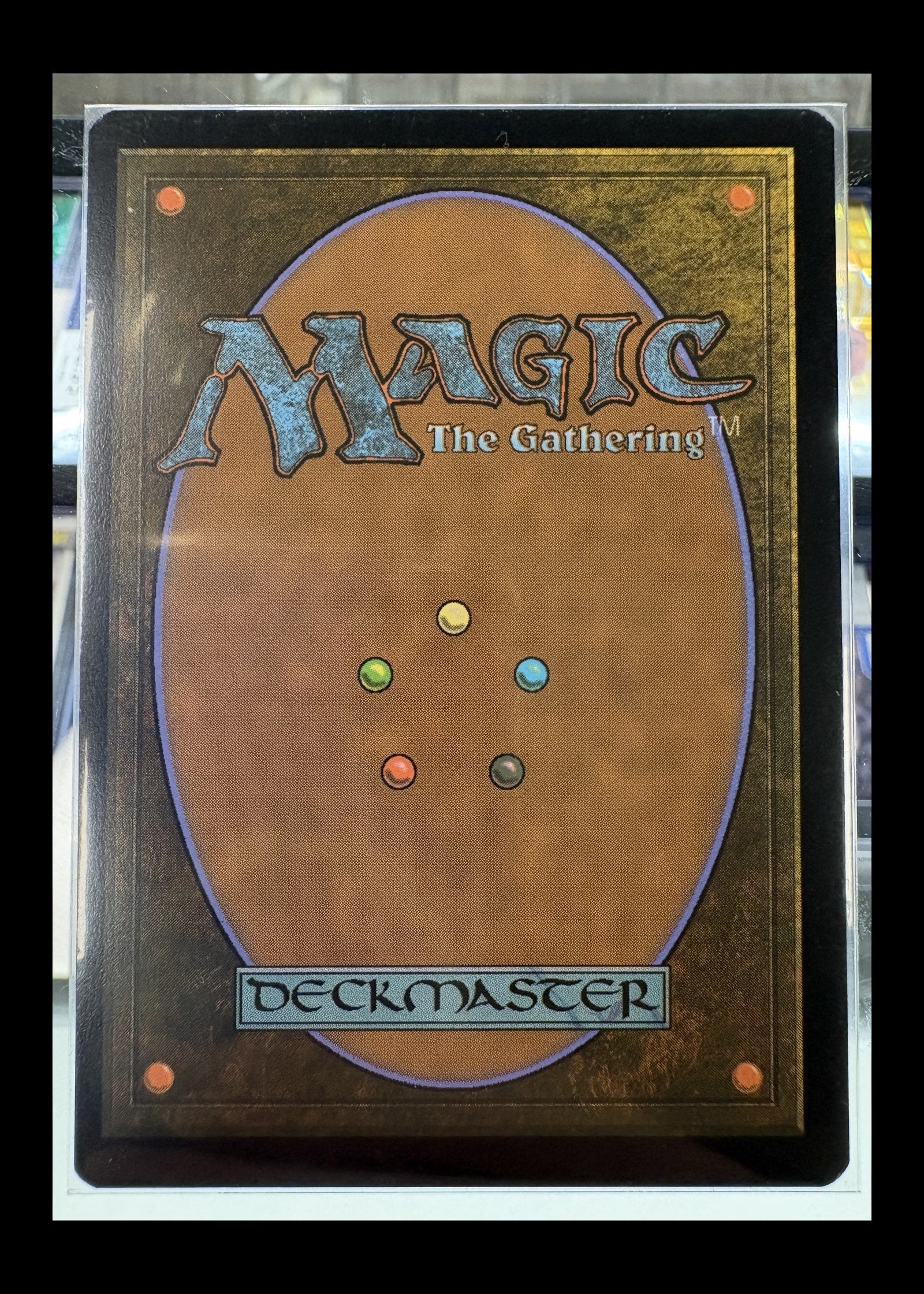 Sacred Foundry #536 Unfinity borderless Galaxy Foil Magic card back - full photographed perimeter retained with black safety border
