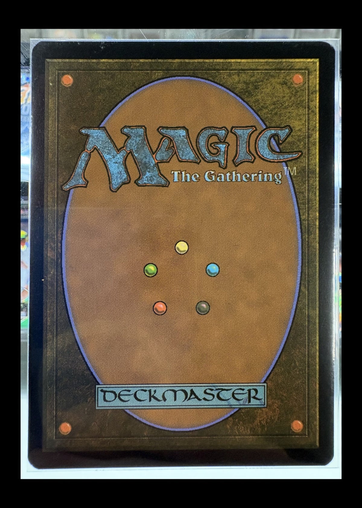 Stomping Ground #531 Unfinity borderless Galaxy Foil Magic card back - full photographed perimeter retained with black safety border