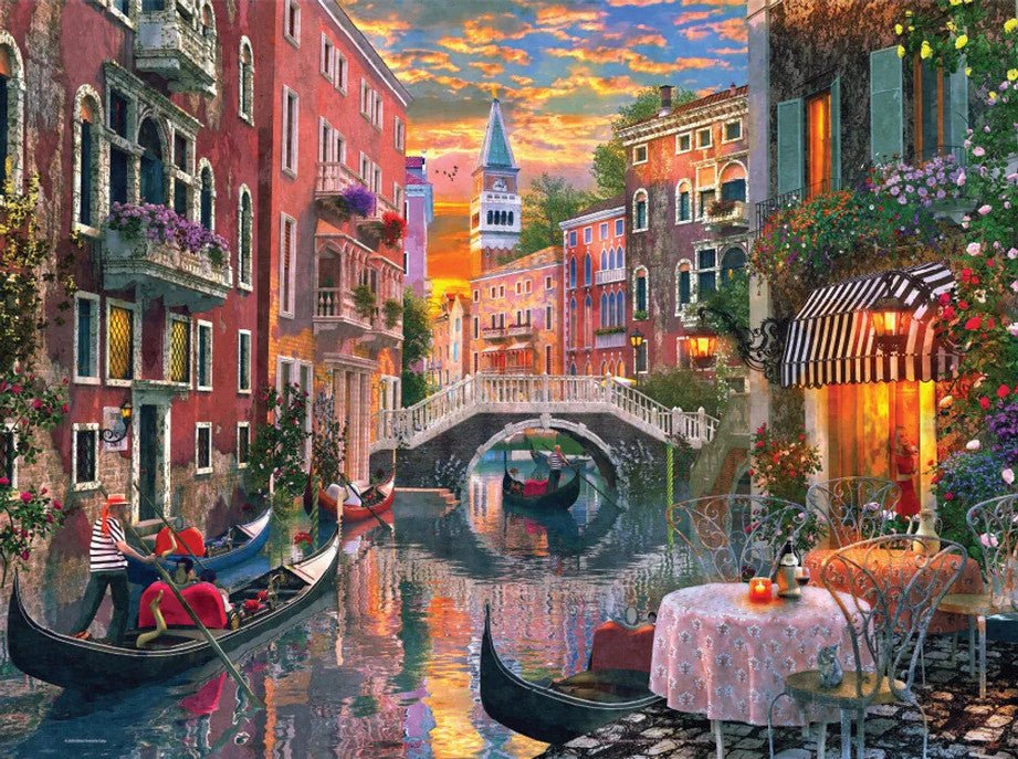 Venice Evening 1000 Piece Jigsaw Puzzle by Springbok Puzzles