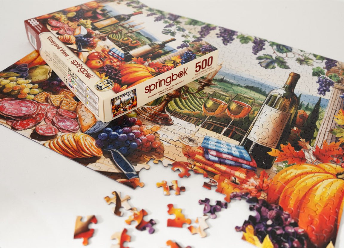 Vineyard View 500 Piece Jigsaw Puzzle | Springbok Puzzles
