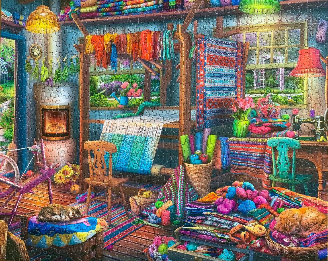 Weavers Cottage 1000 Piece Jigsaw Puzzle | Springbok Puzzles