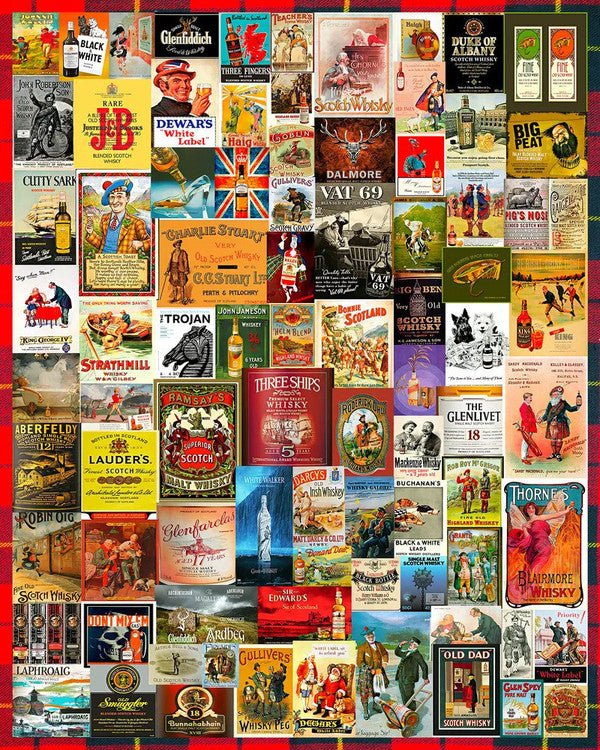 Whiskey & Scotch 1000 Piece Jigsaw Puzzle by Springbok Puzzles