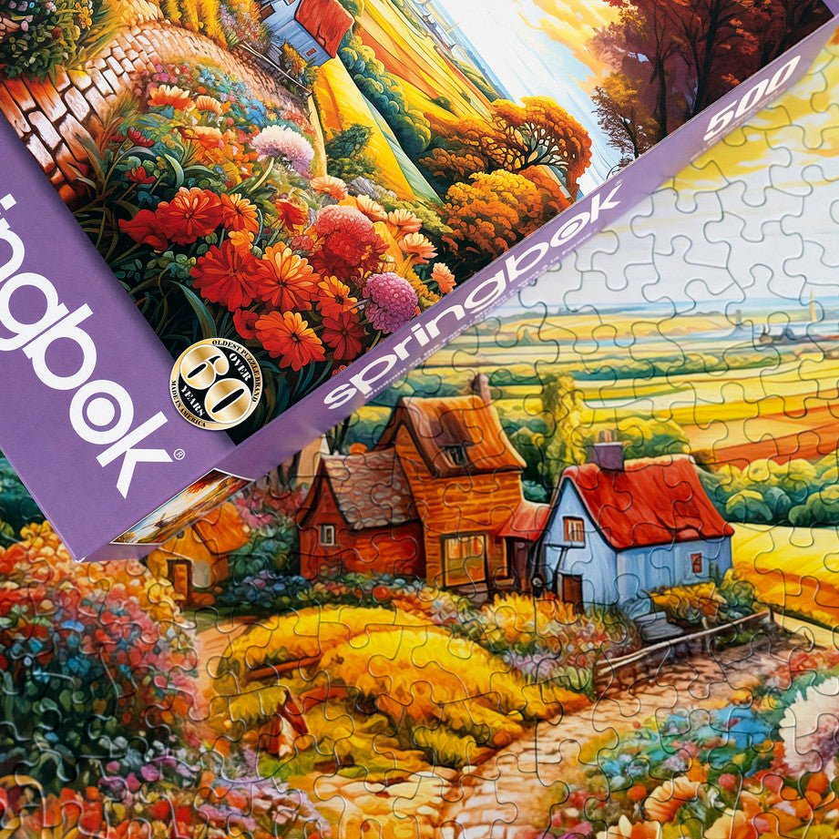Windmill On The Farm 500 Piece Jigsaw Puzzle by Springbok Puzzles